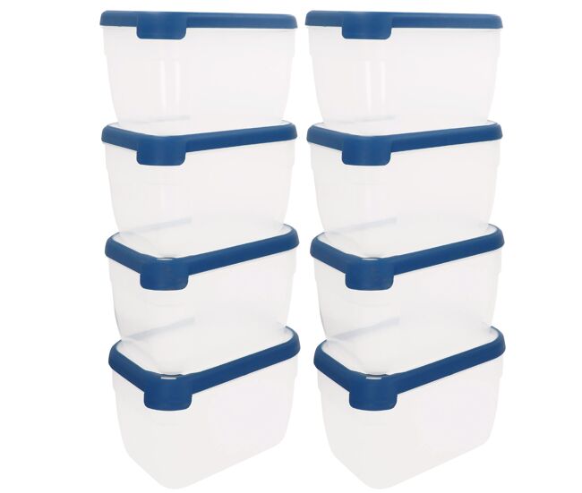 Curver pack 8 recipientes herméticos (2,4l)