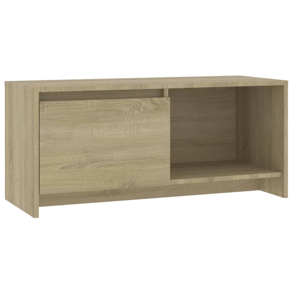 Móvel de tv - modulo de tv - armário de tv 90x35x40 cm derivados de madeira carvalho sonoma