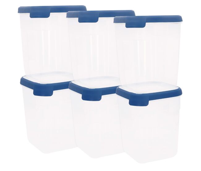 Curver pack 6 recipientes herméticos (2,6l)