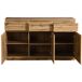 Aparador de painel de partículas com 3 portas e 3 gavetas Aparador de painel de partículas com 3 portas e 3 gavetas Madeira
