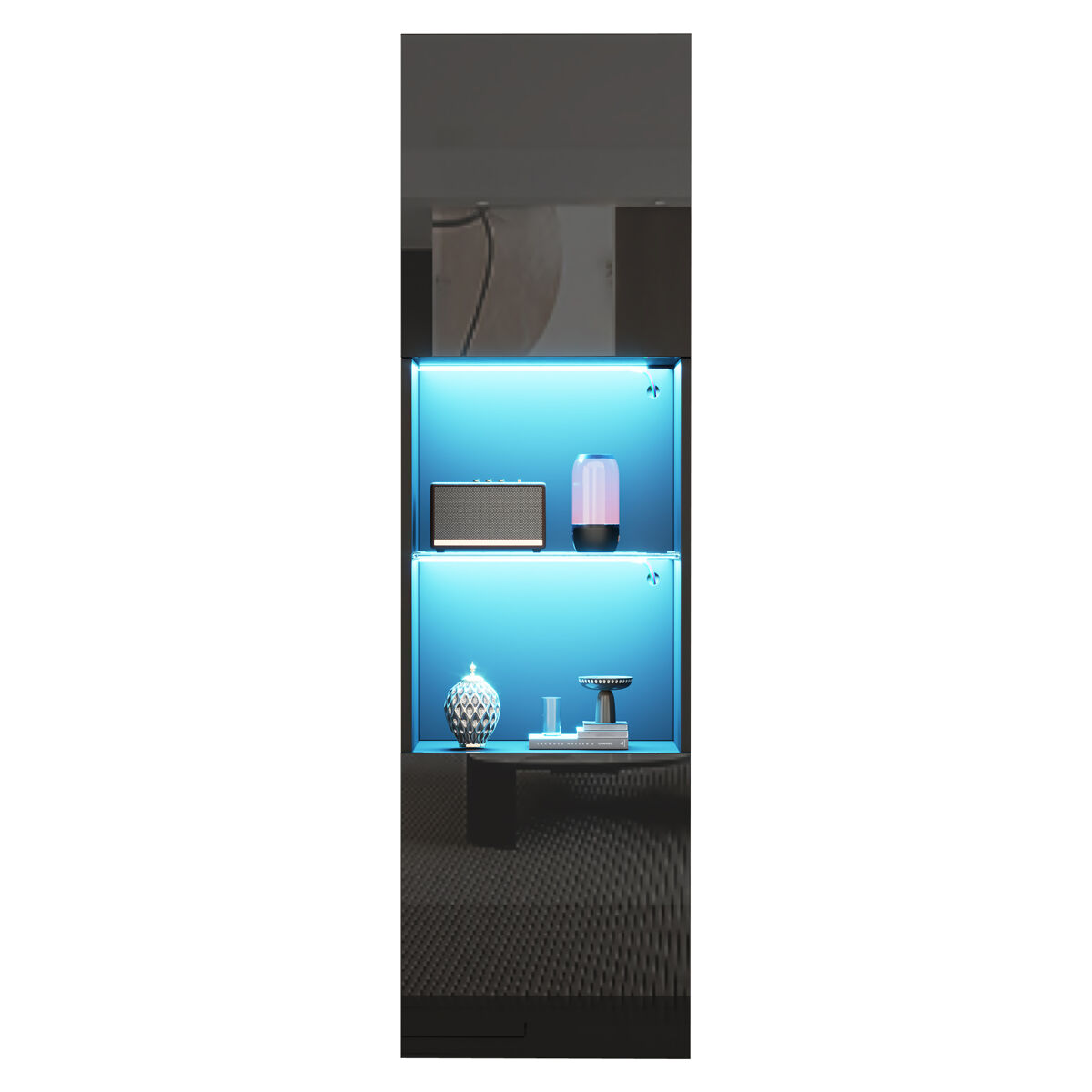 Vitrine de painel de partículas com 2 portas 45
