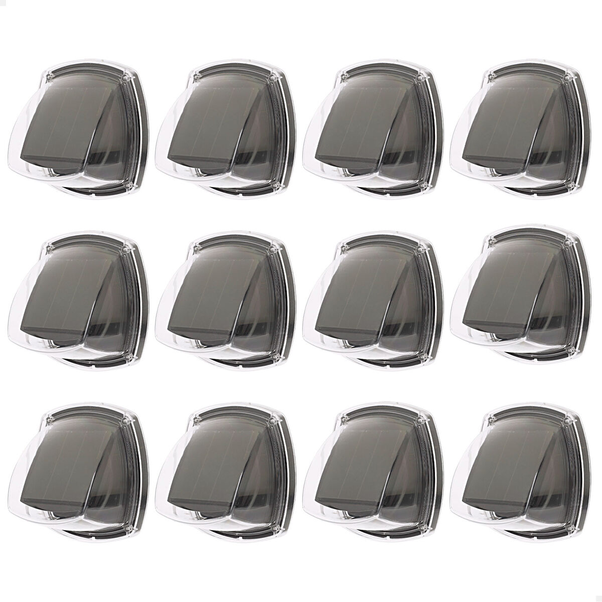 Aktive conjunto de 12 luminárias de parede led solares 3 lúmens ip44