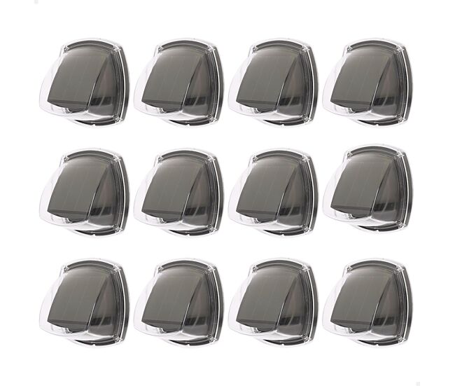 Aktive conjunto de 12 luminárias de parede led solares 3 lúmens ip44