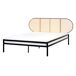 Beliani Cama Hierro BOULIN 181x208 Beliani Cama Hierro BOULIN 181x208 Preto