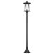 Candeeiro Solar ABS e Policarbonato Outsunny Candeeiro Solar ABS e Policarbonato Outsunny Preto