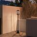 Candeeiro Solar ABS e Policarbonato Outsunny Candeeiro Solar ABS e Policarbonato Outsunny Preto