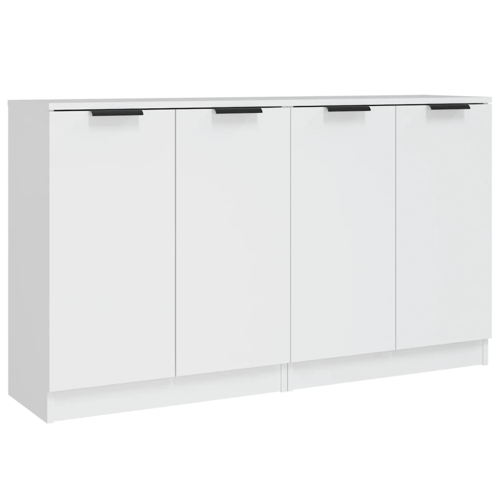 Vidaxl aparadores 2 pcs 60x30x70 cm derivados de madeira blanc