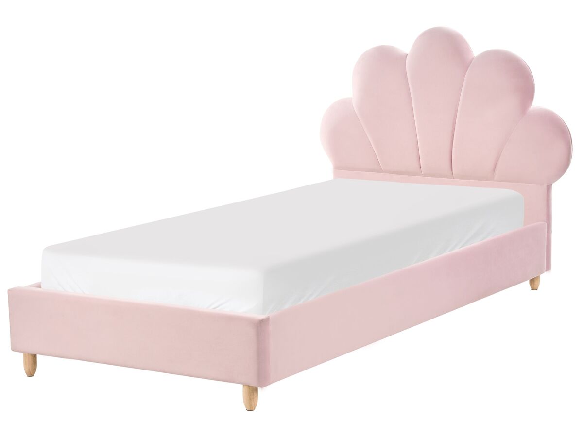 Beliani Cama infantil Terciopelo NEULISE