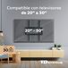 Suporte de parede De pared - TD Systems P30X25T44 Suporte de parede De pared - TD Systems P30X25T44 Preto