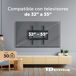 Suporte de parede De pared - TD Systems P30X25F44 Suporte de parede De pared - TD Systems P30X25F44 Preto