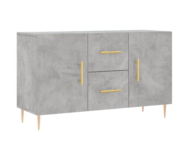Vidaxl aparador 100x36x60 cm derivados de madeira cinzento cimento