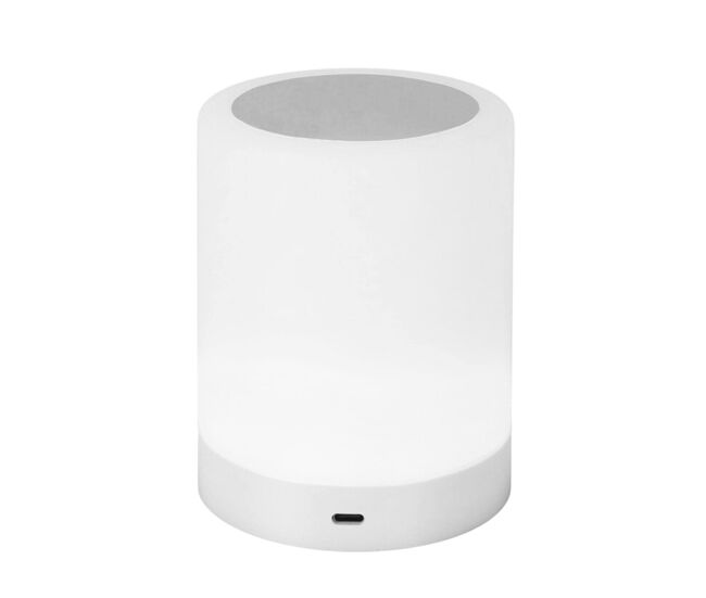 Lâmpada de toque recarregável well home com mudança de cor