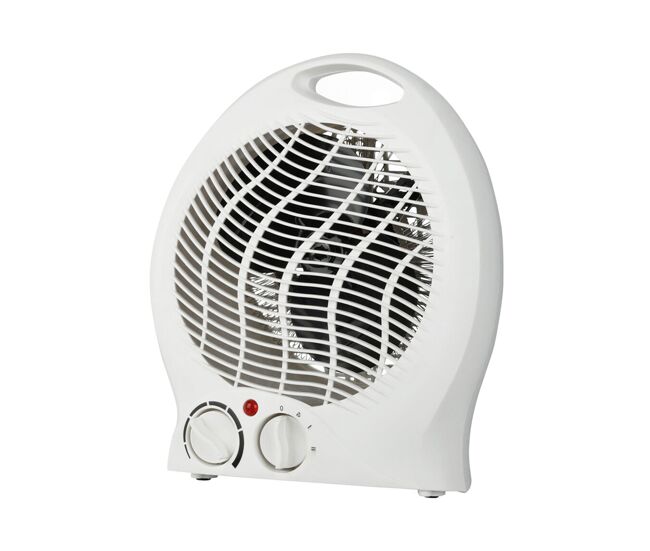 Ventilador aquecedor doméstico well com controle de temperatura