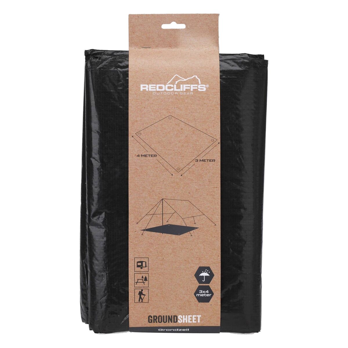 Well home lona preta 3x4 metros 90gsm