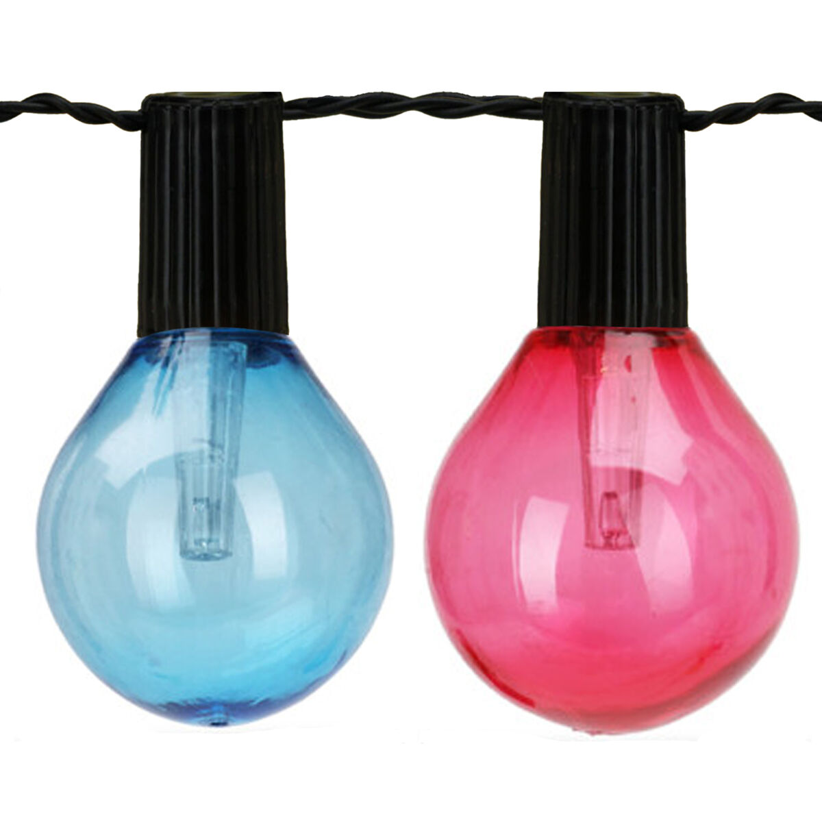 Well Home Conjunto de 20 luzes solares quentes para festas com painel de LED