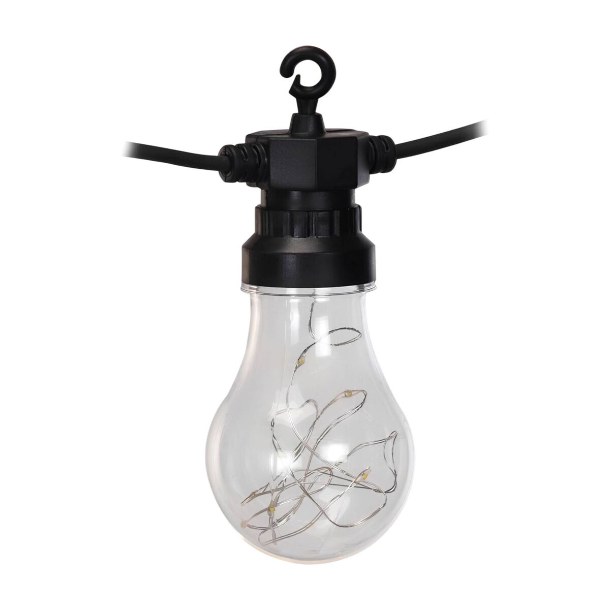 Well Home Garland de 10 luzes LED quentes com temporizador