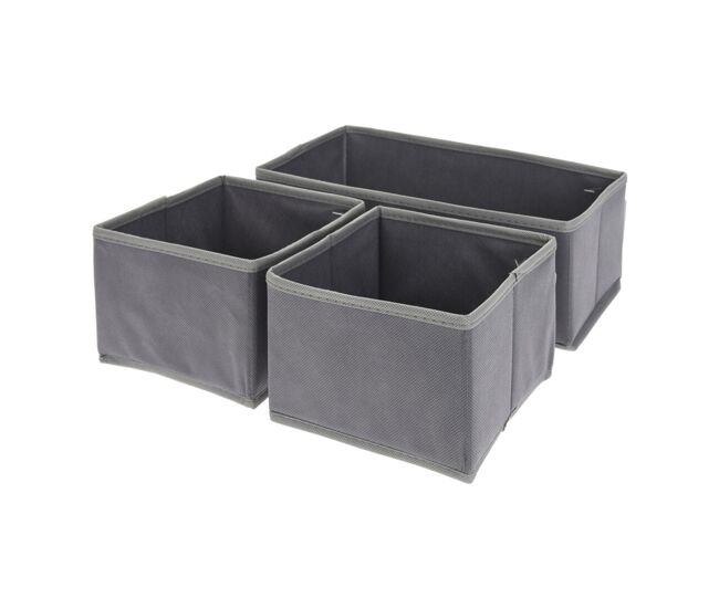 Conjunto organizador de 3 peças well home