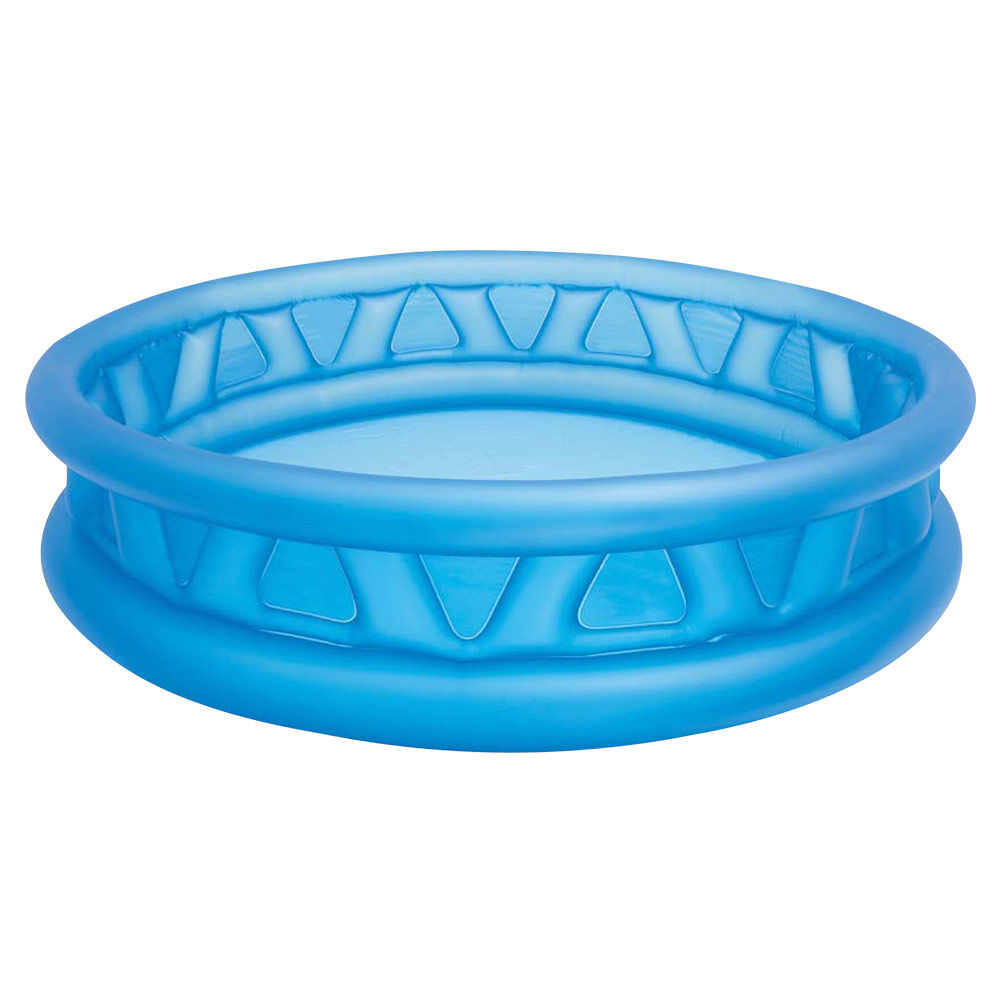 Piscina insuflável intex com relevo bleu 188x46 cm - 666 litros