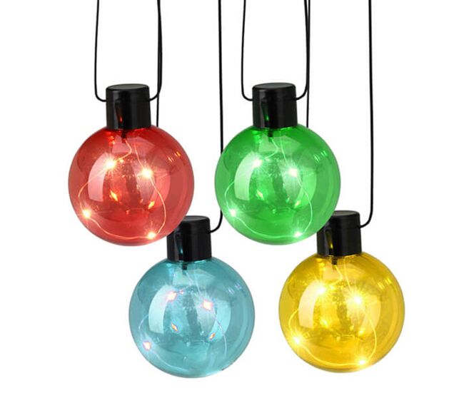 Well home led string lights com temporizador e 10 lâmpadas