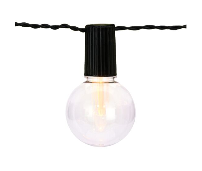 Well home conjunto de 10 luzes solares quentes para festas com painel de led