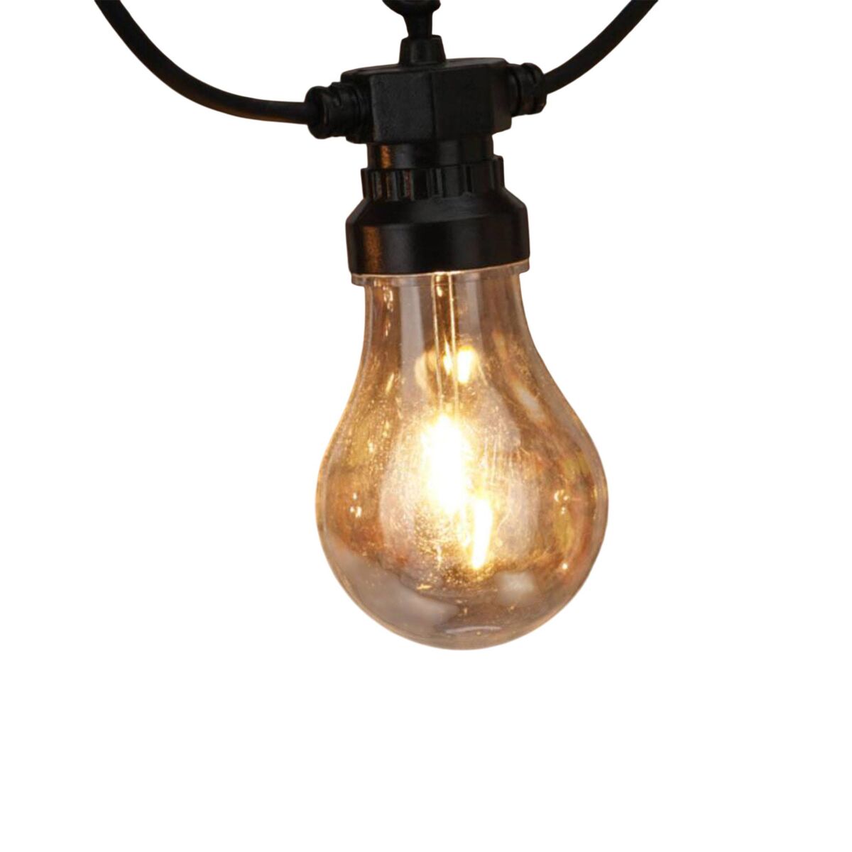 Well Home Garland com 20 luzes LED quentes e cabo condutor