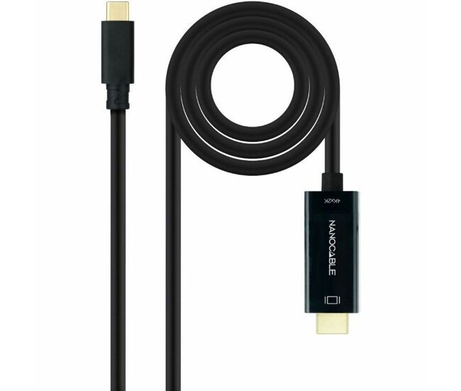 Cabo usb-c para hdmi nanocable 10.15.5135 5 m noir