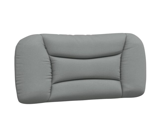 Vidaxl almofadão de cabeceira hvar 80 cm tecido cinzento-claro