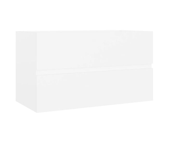 Vidaxl armário de lavatório derivados de madeira branco