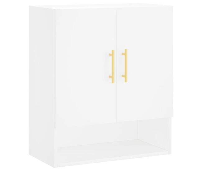Vidaxl armário parede 60x31x70 cm derivados de madeira branco