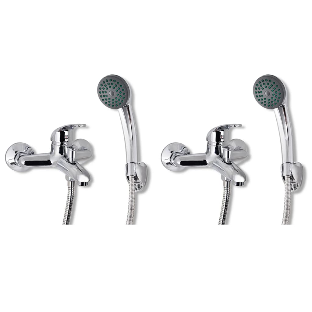 Vidaxl chuveiros misturadores 2 pcs
