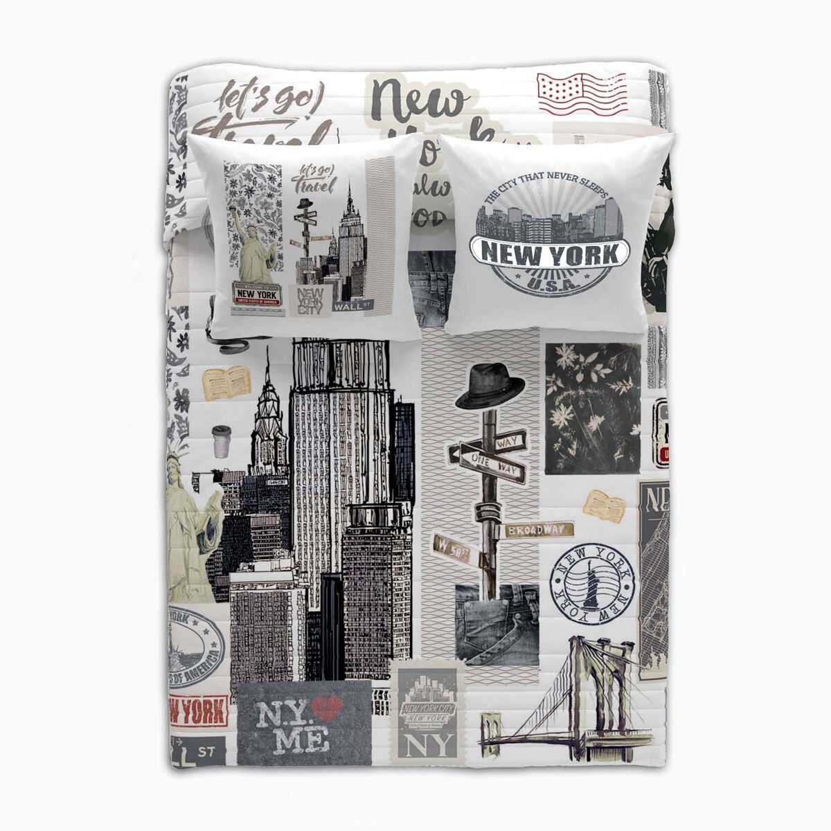 Colcha bouti ny travel cama 90