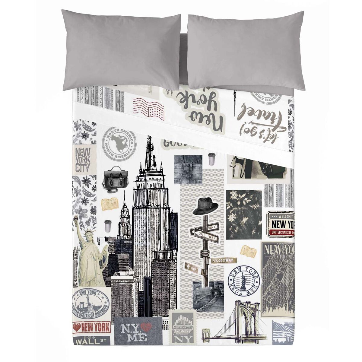 Conjunto de lençol ny travel 150