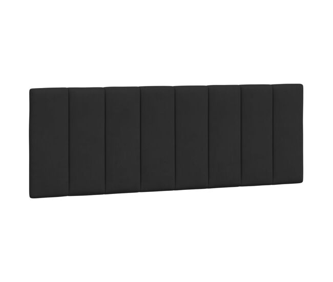 Vidaxl almofadão de cabeceira hanko 140 cm veludo preto