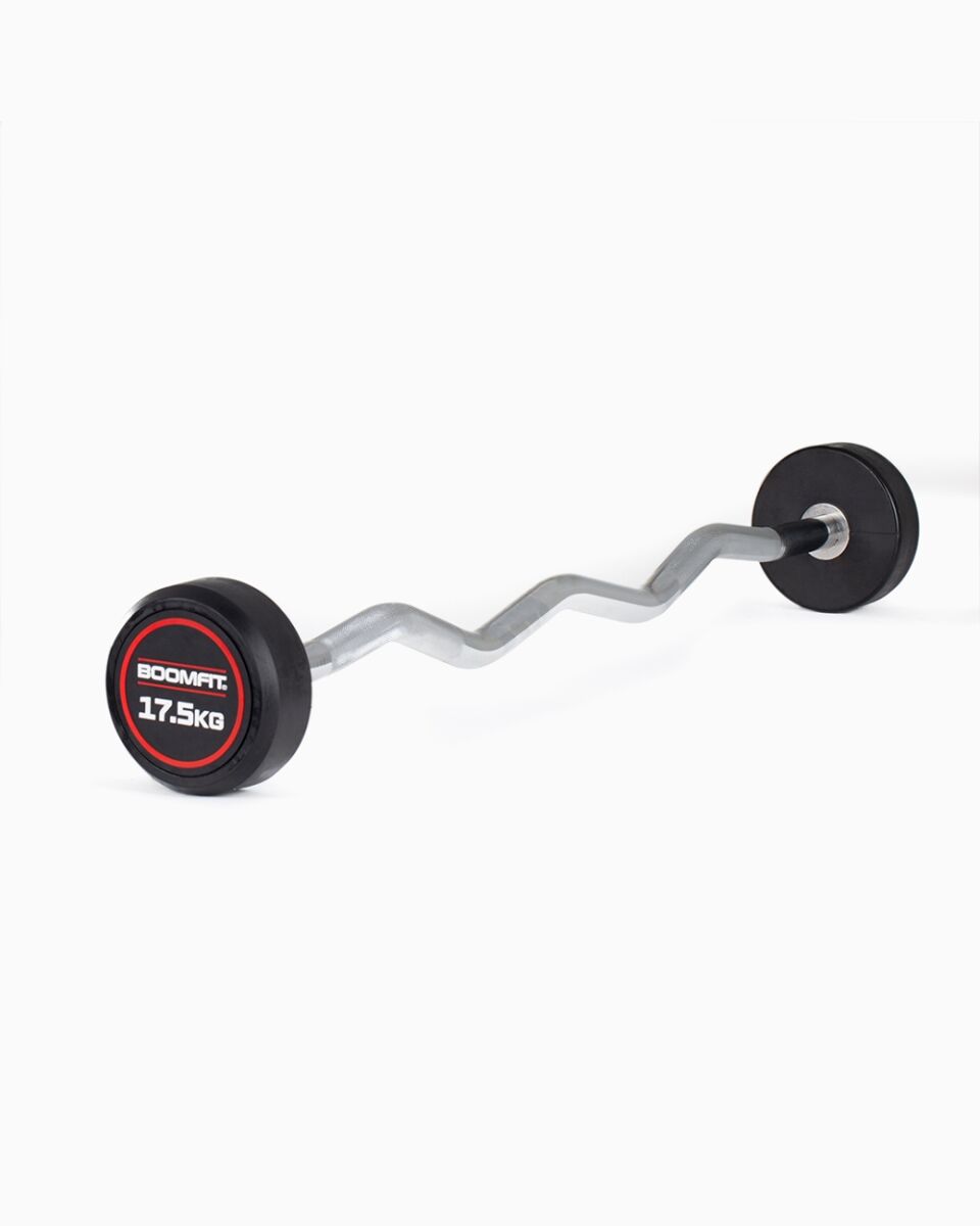 Barra peso fixo em z 17,5kg - boomfit