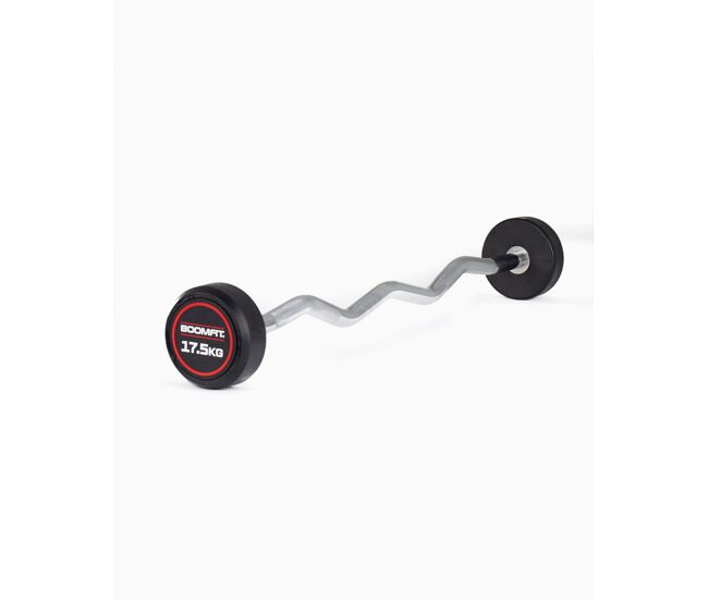 Barra peso fixo em z 17,5kg - boomfit