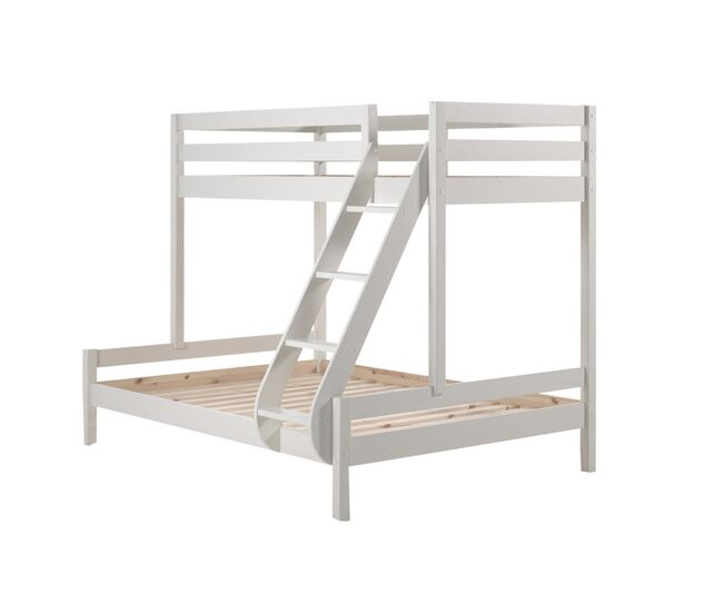 Beliche vipack pino 90x200 e 140x200 com estrado de molas - blanc