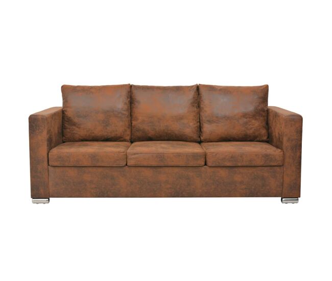 Sofá-cama de 3 lugares para sala de estar cama de hóspedes cama de dia dobrável para sala de estar assentos interiores de casa 191 x 73 x 82 cm couro