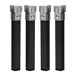 Pacote de 4 pés de metal com grampos para bases de cama 30 Pacote de 4 pés de metal com grampos para bases de cama 30 Preto