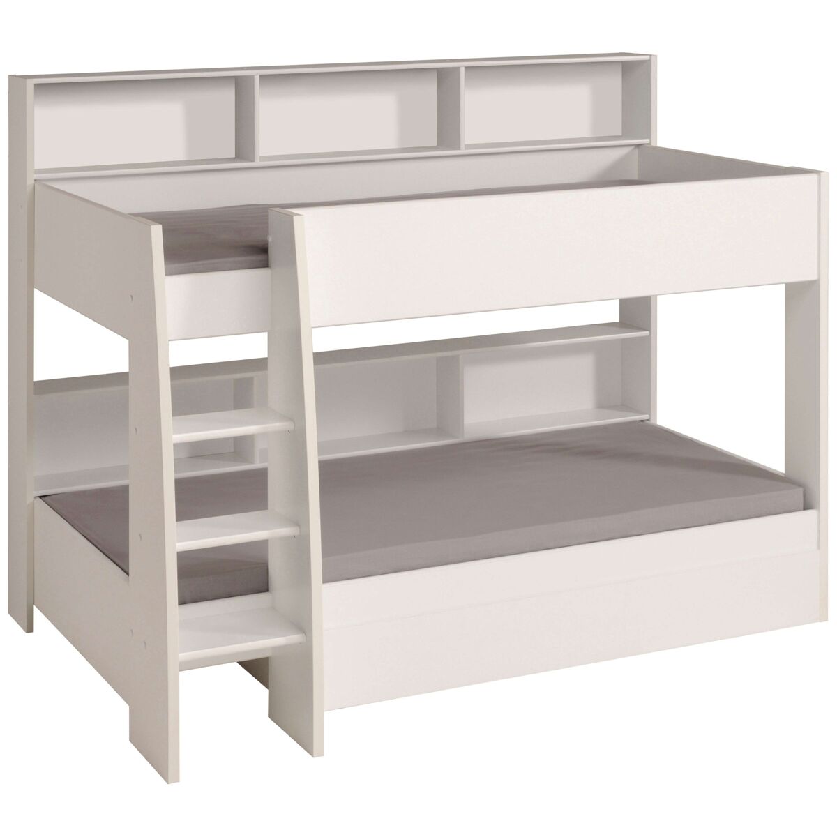 Beliche infantil mouse 90x200 cm quarto jovem em branco fosco