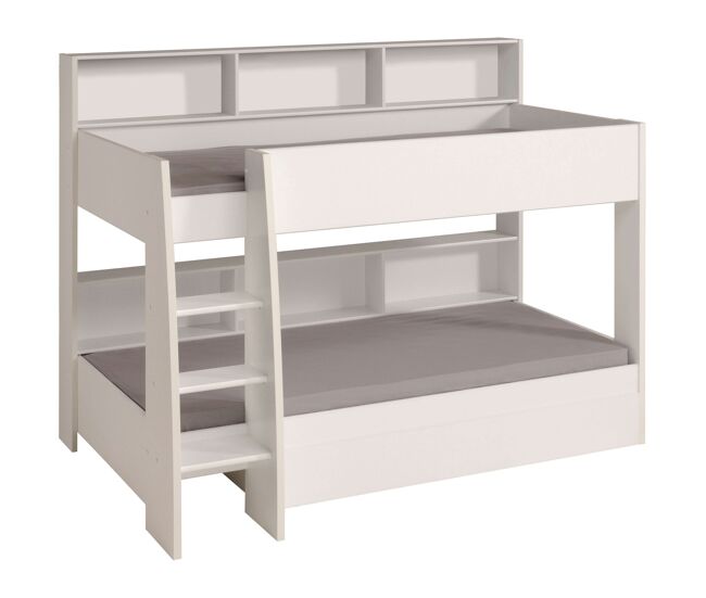 Beliche infantil mouse 90x200 cm quarto jovem em branco fosco