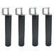 Pacote de 4 grampos metálicos antirruído para estrados de cama Pacote de 4 grampos metálicos antirruído para estrados de cama Preto