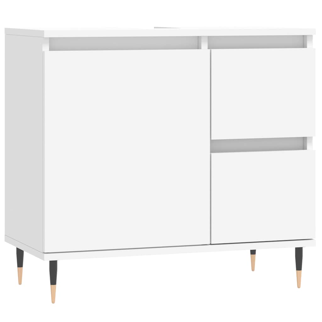 Vidaxl armário de casa de banho 65x33x60cm derivados de madeira branco