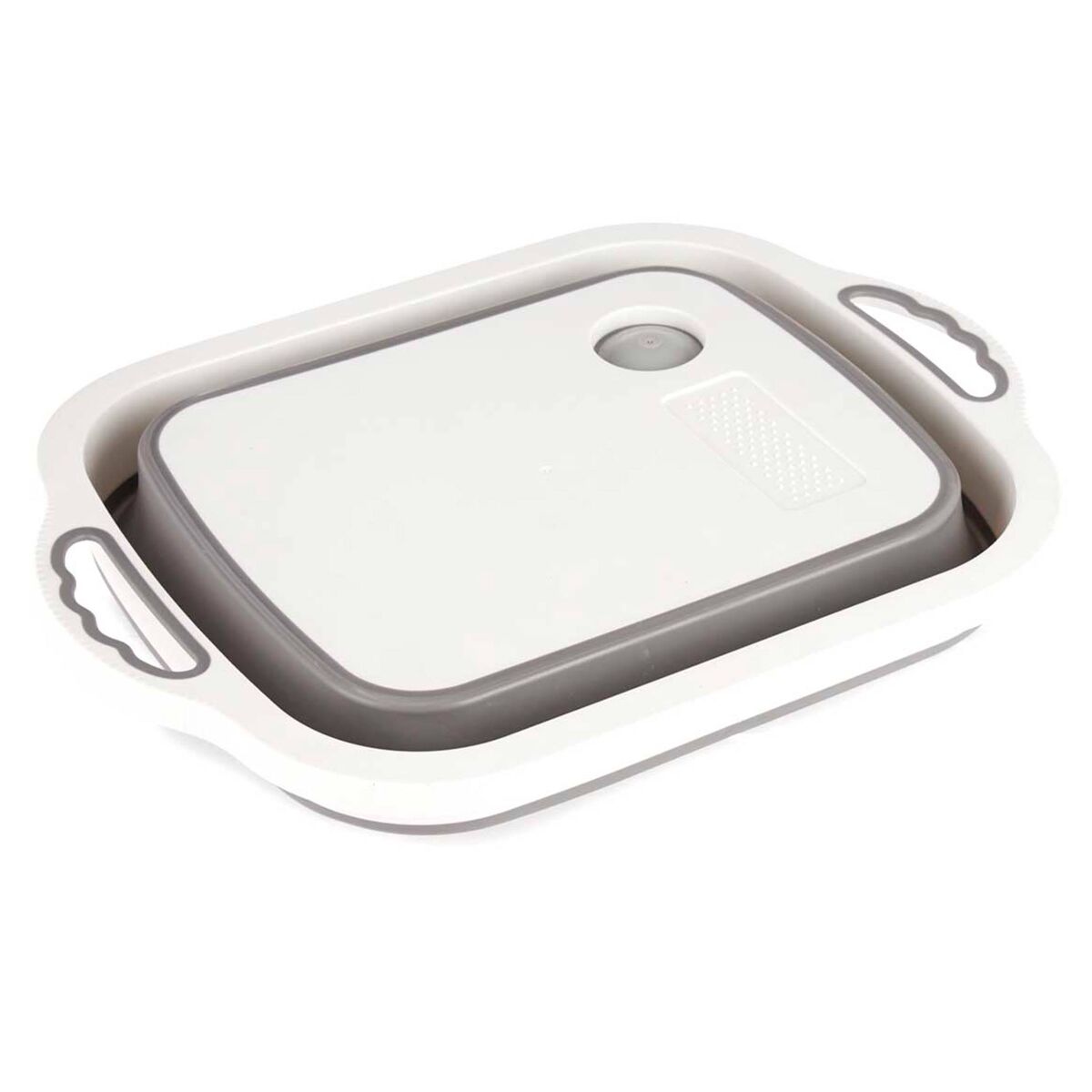 Tábua de corte dobrável com peneira