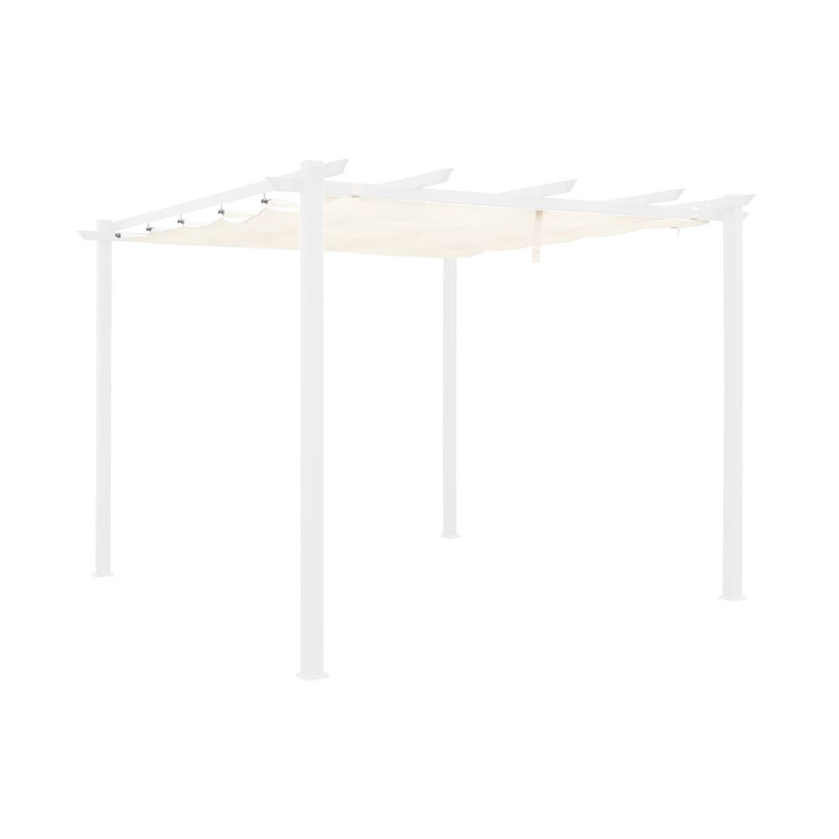 Cobertura de telhado para pérgola Isla - cobertura 243x250