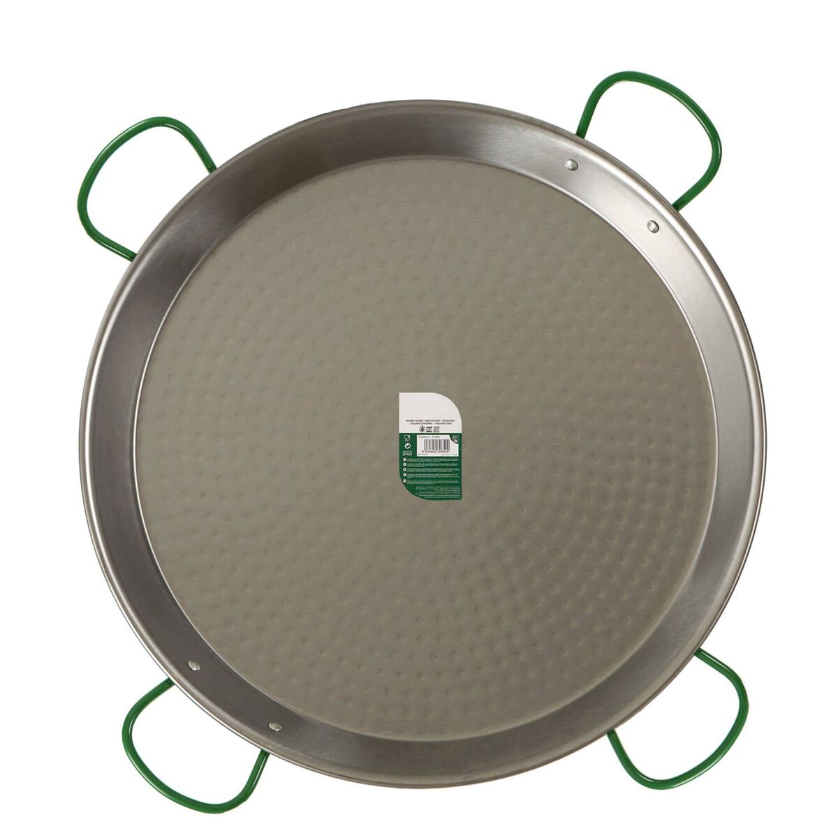 Panela de paella polida 40 porções
