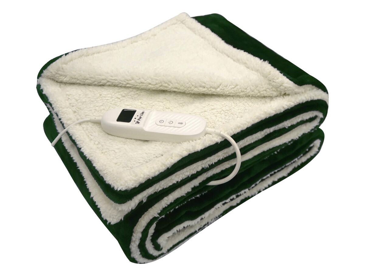 Manta elétrica com 9 níveis para controlar a temperatura