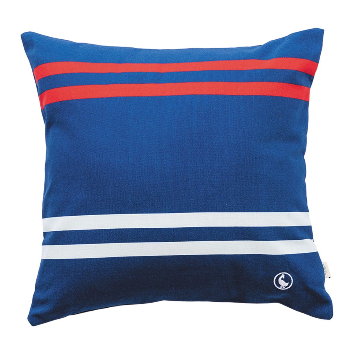 Almofada 40x40cm 100% algodão 300gsm azul marinho el ganso