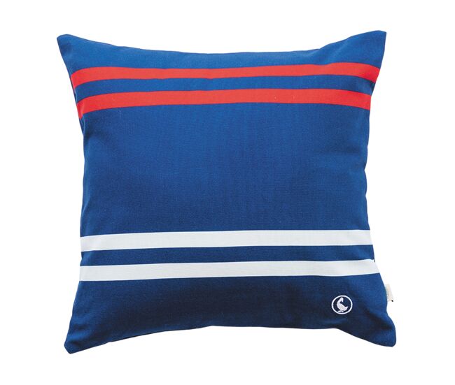 Almofada 40x40cm 100% algodão 300gsm azul marinho el ganso