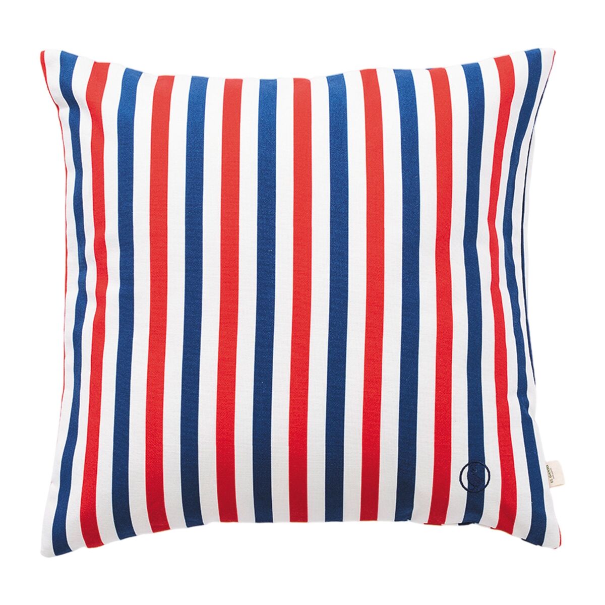 Almofada 40x40cm 100% algodão 300gsm listrado yale el ganso