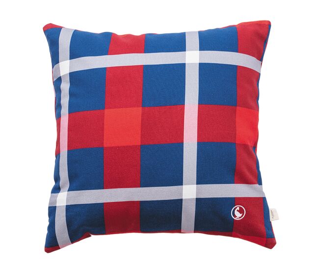 Almofada 40x40cm 100% algodão 300gsm tartan el ganso quadrados